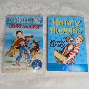Beverly Cleary Book Set - Henry and Ribsy & Henry Huggins Softcover Books